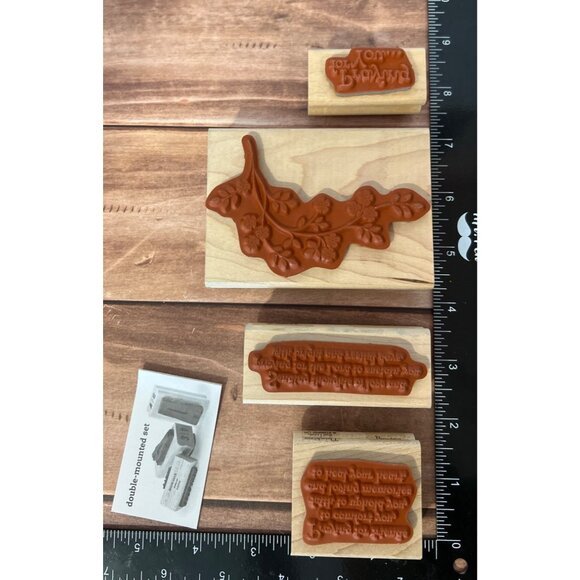 Stampin Up! Thoughts & Prayers Rubber Stamp Set Of 8 - Picture 2 of 4